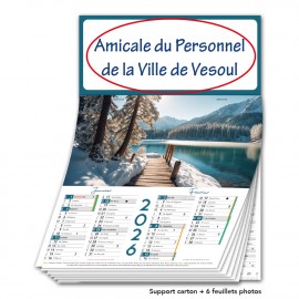 6 Feuillets Photos Personnalisé