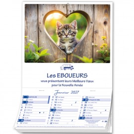 12 Feuillets (Bloc 12 mois) Standard